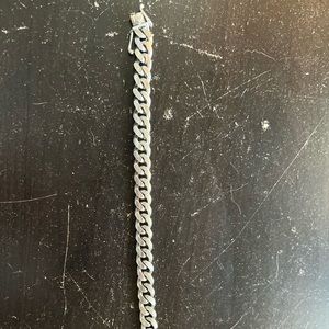 Real 925 Silver Cuban Bracelet